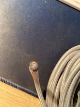 Lamp Power-Cord Fabric-Cable Round-Textile Electrical-Wire Colorful Vintage Flexible