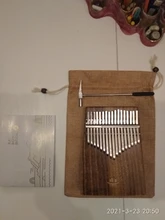 Musical-Instrument Accessories Piano-Gecko Thumb Wooden Hluru Kalimba 21-Key 17 