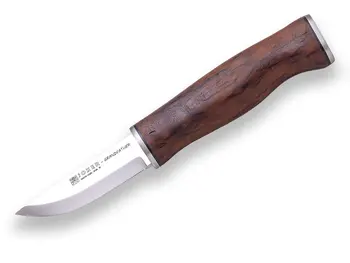 

Joker Puukko Grandfather knife CL129 8 cm sandvik 14C28N steel sheet and curled Thermo Birch grip