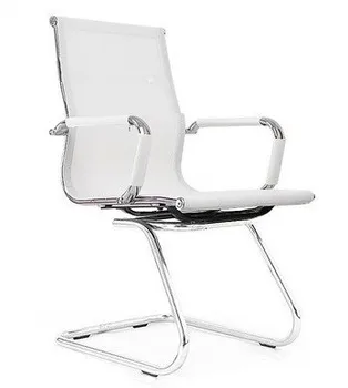 

Office armchair EGER, fixed, plating, white mesh