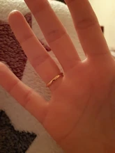 KNOCK titanio acero rosa oro Anti-alergia suave Simple boda parejas anillos bisutería para hombre o mujer regalo