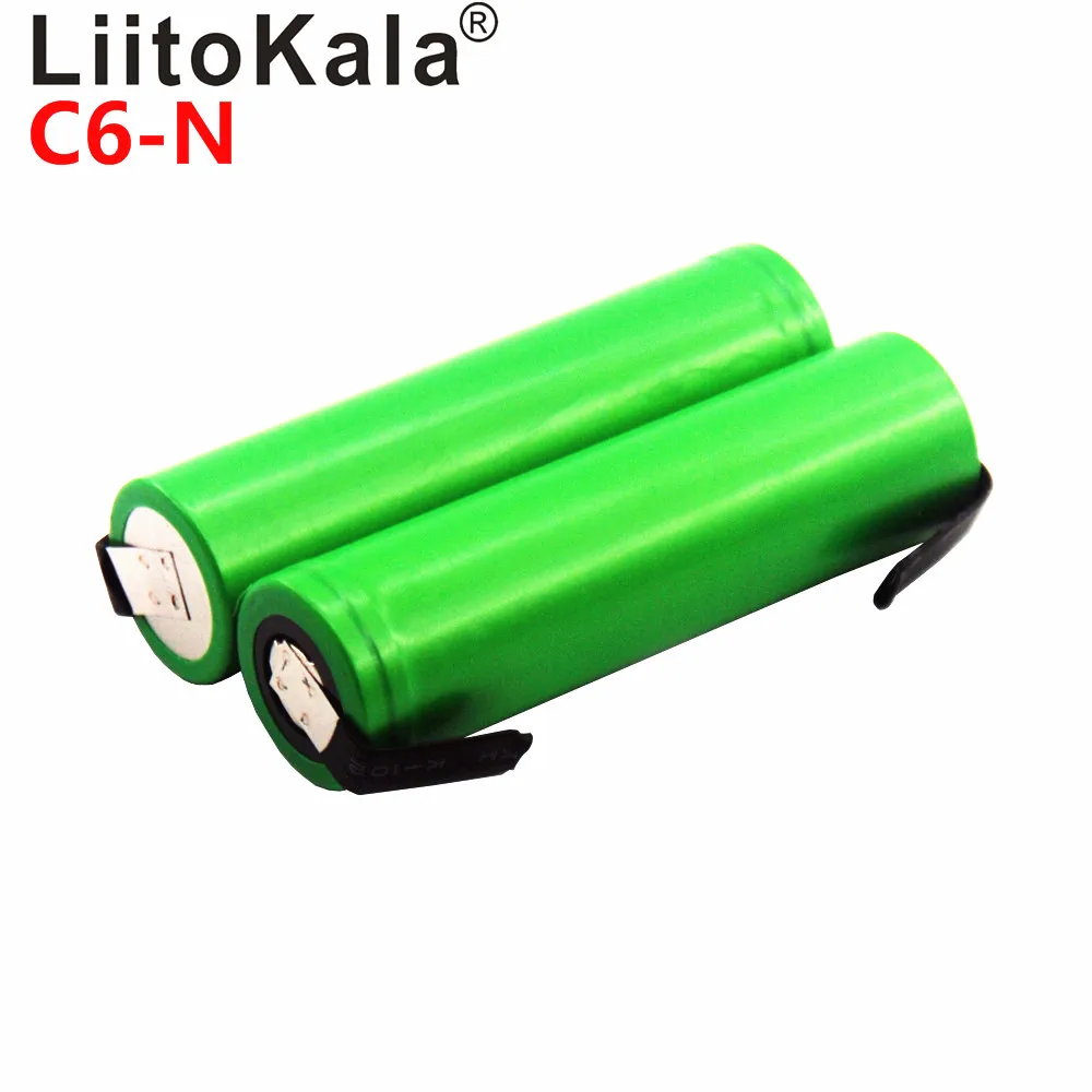 LiitoKala VTC6 3,7 в 3000 мАч 18650 литий-ионная батарея 30А разряда для US18650VTC6 инструменты высокоразрядные батареи+ DIY никелевые листы
