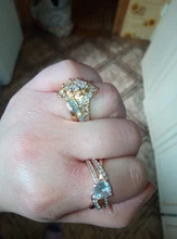 Anillo para mujeres de moda de lujo, circonia de cristal, anillo de compromiso para mujer, accesorios, joyería de boda, regalo