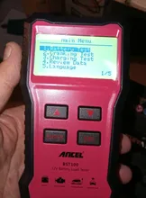 Car-Battery-Tester Ancel Bst100 Pk-Kw600 Car-Diagnostic-Tools Cranking 12V OBD2 2000CCA