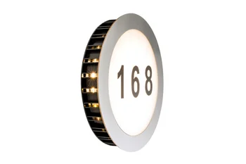 

93769 Lamp room Spec. Haus-Nr. Sun IP44 LED 1x5,6W Edelst