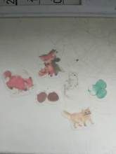 45 unids/pack de Fox zorro lindo y Hojas de arce de la etiqueta engomada de papel artesanías adhesivas palo etiqueta de la computadora portátil DIY decoración niños regalo de papelería