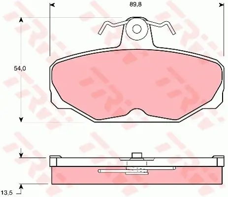 Brake pads FORD SCORPIOO 1.8-2.9-98/SIERRA 1.6-2.9 87- | Автомобили и мотоциклы
