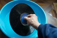 LP-limpiador de discos de vinilo, abrazadera de vinilo, Protector de ahorro, herramienta de limpieza acrílica impermeable