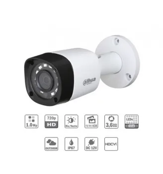

Outdoor bullet surveillance camera with night vision 20m HD CCTV Dahua brand without Wifi