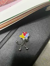 Plata de Ley 925 auténtica Ariel, abalorio compatible con pulsera Pandora Original y brazalete, fabricación de moda, joyería DIY para mujeres CMC006, 100%