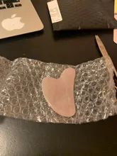 Tablero de Jade Guasha de cuarzo rosa, rascador de piedra Natural, herramientas para terapia de presión corporal, cara, cuello y espalda