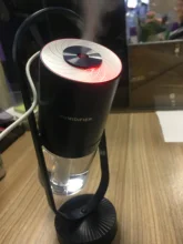 Humidificador de aire USB con sombra mágica para el hogar, con luces de noche de proyección, fabricante de niebla de coche, Mini purificador de aire de oficina, 200ml
