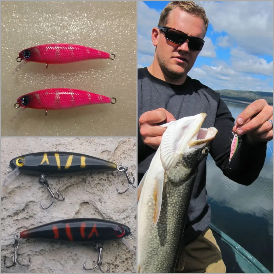 10 Blank 4.5" Minnow Lure Bodies – Unpainted For Custom Fishing Lure Making 2 thumbnail image