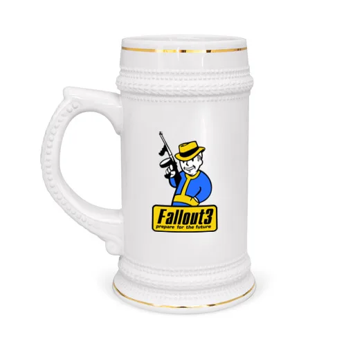 Кружка пивная Fallout Man | Дом и сад