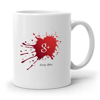 

Personalised Google Plus White Mug Cup-1