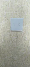 Glass-Panel Wall-Switch Touch-Screen-Switch Eu-Light BONDA 1-Gang White Crystal AC220V