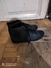 Casual Shoes Gray Large-Size Velvet High-Top Winter Mens Fashion Plus Cool 46 Cotton