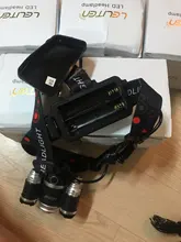 Led Headlamp Torch Flashlight Zoom Rechargeable