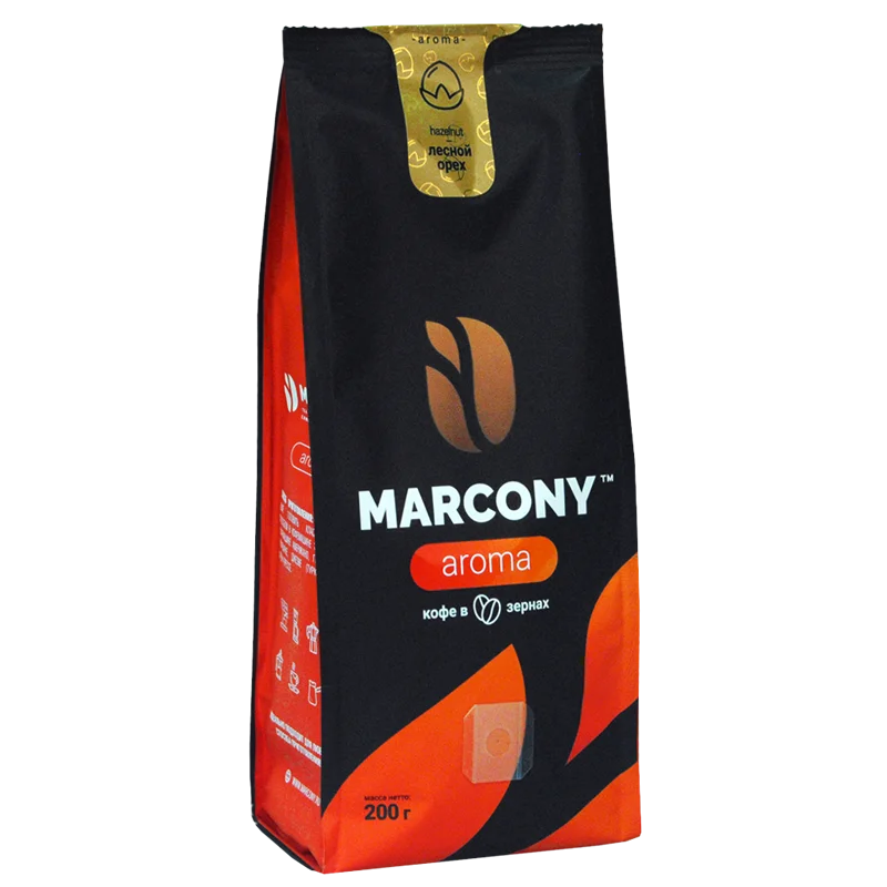 Кофе в зернах Marcony AROMA со вкусом лесного ореха afbeelding