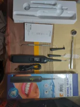 Escarificador Dental sónico eléctrico para blanquear los dientes, limpiador de sarro con pantalla LED, Kit de herramientas de eliminación