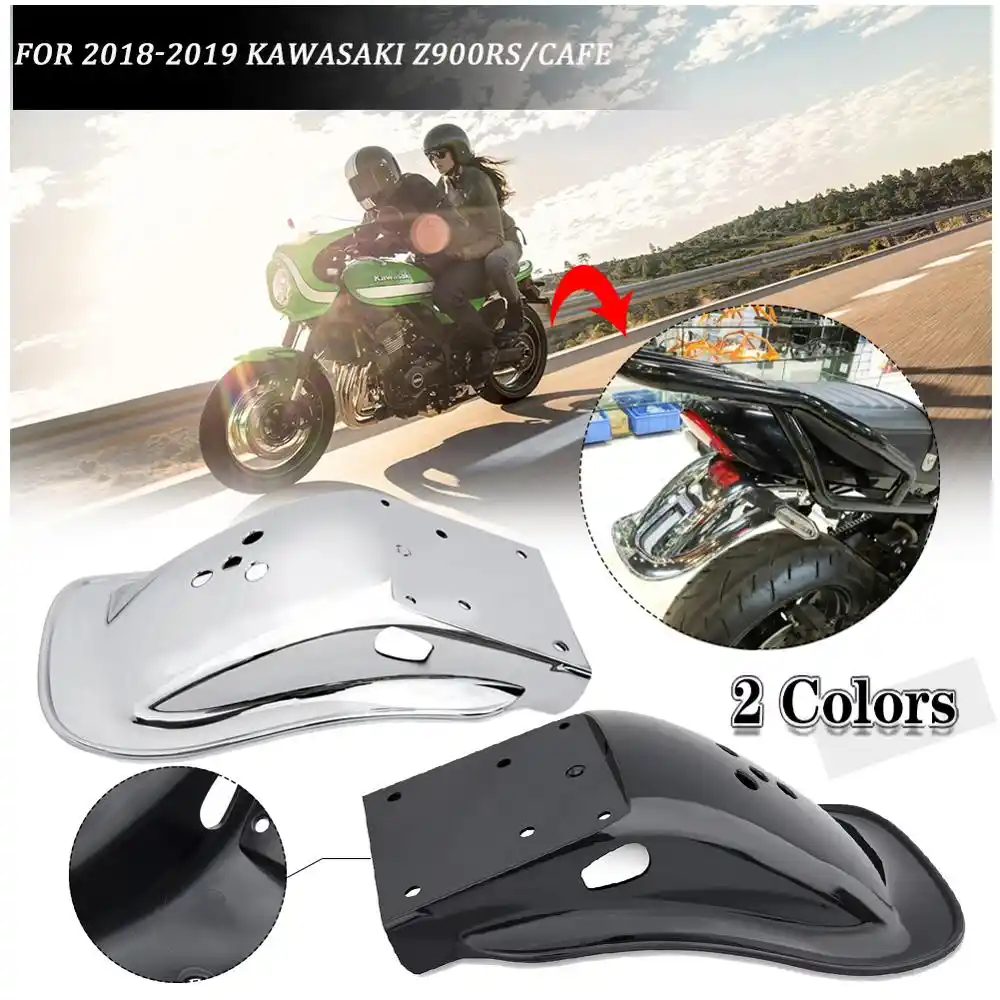 Z900 RS Motorcycle Accessories Black Aluminum Adjustable Kickstand Side
