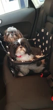 Bolsa de asiento de coche para mascotas, cesta impermeable, hamaca de mascota plegable, bolsa de transporte de seguridad para gatos y perros pequeños, bolsa de malla de viaje