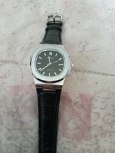 PLADEN-Reloj de pulsera de cuarzo para hombre, de negocios, de lujo, a la moda, correa de acero inoxidable, azul degradado, reloj calendario a prueba de agua