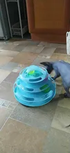 3 Levels Pet Cat Toy Funny Tower Tracks Disc Cat Tracks Toys Training Intelligence Amusement