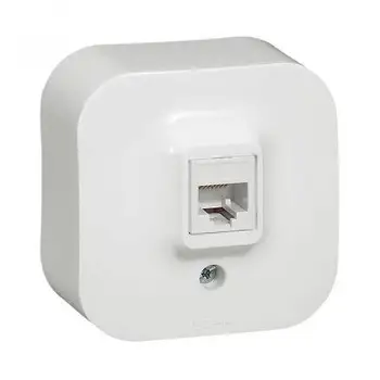 

Network socket Rj45 Legrand Forix 782424 Ip21 White computer networks