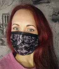 Mascarilla desechable no tejida de 3 capas para adultos, máscara facial con filtro, impresa, rosa, azul, negra, a prueba de polvo, 10/50/100 Uds.