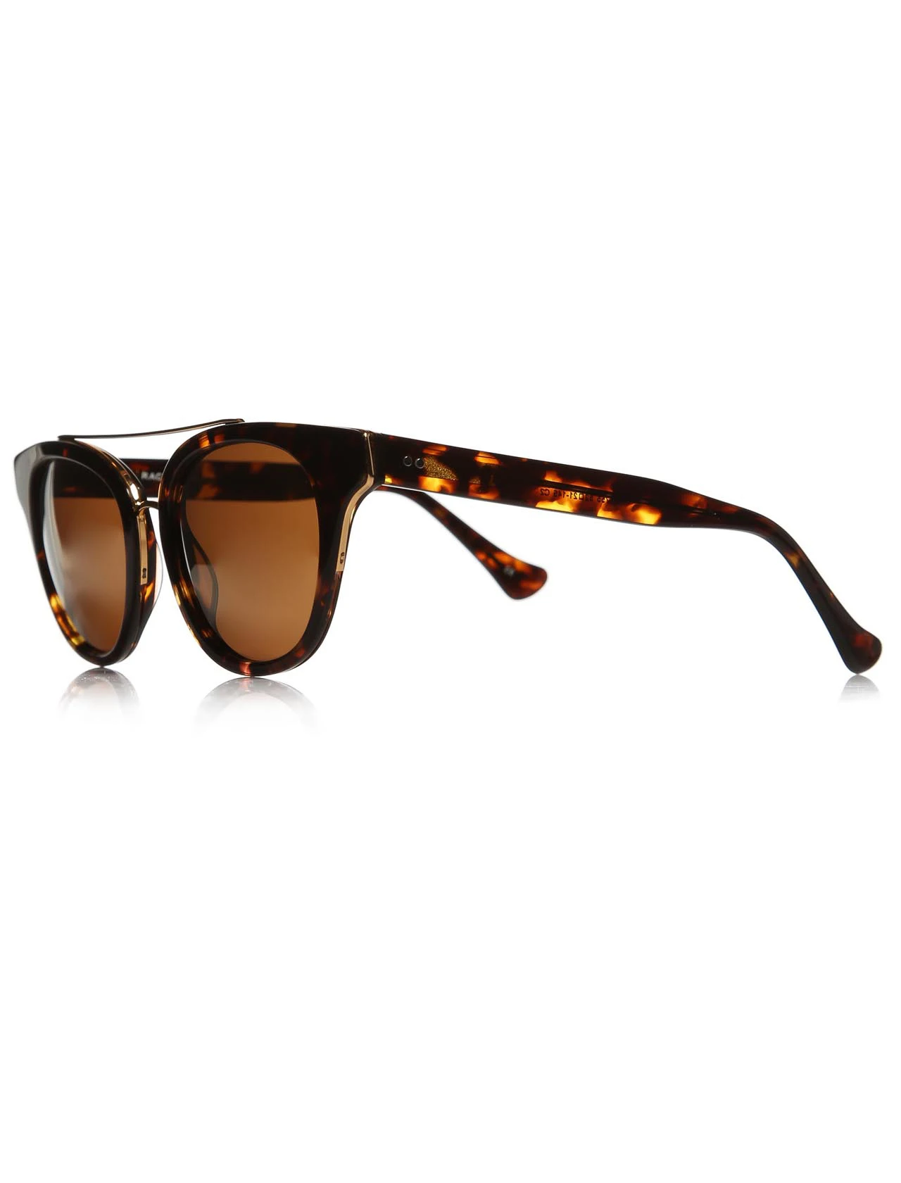 

Unisex sunglasses rh 15755 02 bone Brown organic oval aval 52-21-145 rachel