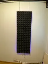 Wall-Panels Pyramid Studio-Treatment Acoustic-Foam Sound-Absorption 12pcs 25--25--5cm