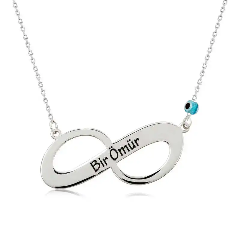 

Silver Infinite A Life Lady Necklace