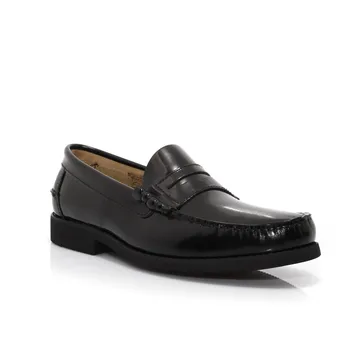 

Jakkar moccasin shoe Skin Eye Mask Man black color with rubber sole