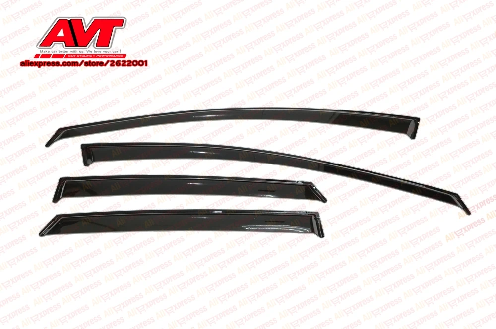 FOR HATCHBACK Дефлекторы для Kia Ceed 2012~ 1 компл. \ 4 шт Стайлинг ветер окно дефлектор защита вентиляционное отверстие козырек дождевик крышка - Цвет: FOR HATCHBACK