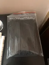 Mini cepillos aplicadores de algodón para tatuaje, para Microblading bastoncillo de algodón, accesorios de tatuaje para maquillaje, 100 Uds.