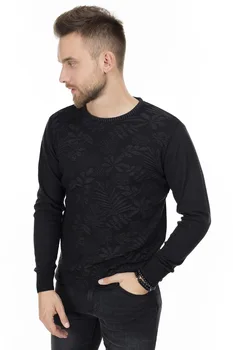 

Cazador Patterned Cycling Collar Sweater MALE PULLOVER JAZZ 3115