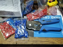 Tubular Terminal Crimper Electrical-Crimping-Pliers Hand-Tools-Set 23-10AWG WKC8 10-4