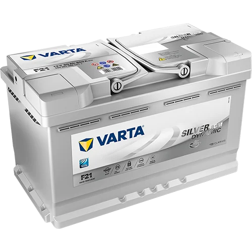 Varta F21 Agm Battery Car 80ah 800a Start Stop 315x175x190 Positive Right  580901080 - Batteries & Accessories - AliExpress