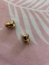 Boquilla de orificio de cañón de espuma de 4 uds, boquilla de rosca de alto reemplazo para lanza de espuma para nieve, 1,1mm y 1,0mm