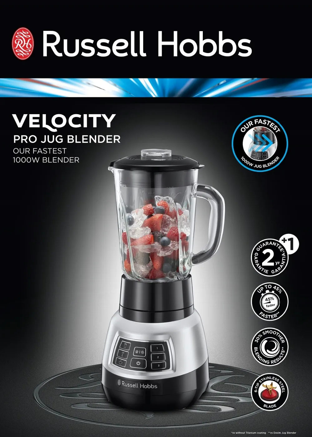 Russell Hobbs Velocity Pro Jug Blender 2572056 in Pakistan