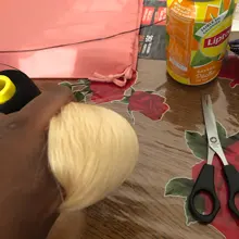 Beaufox-mechones Rubio 613 con cierre, cuerpo brasileño ondulado, 3 mechones con cierre, extensiones de cabello humano mechones Remy