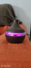 SaengQ-humidificador de aire eléctrico, difusor de aceites esenciales ultrasónico de grano de madera, minigenerador de niebla con USB, luz LED
