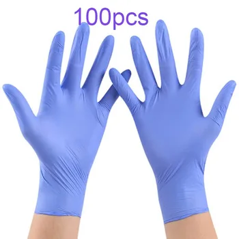 

50 Or 100 Pcs Disposable Latex Gloves For Home Cleaning Medical/Food/Rubber/Garden Gloves Universal For Left and Right Hand