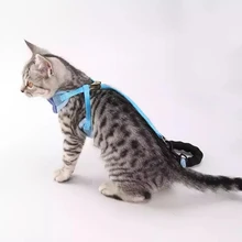 Breakaway Cat Collar Cute Bow Vests Cat Harness and Leash Cat Product Cat Accessories