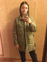 Shirt Jacket Outwear Oversized Coat Spring Warm-Button Thin PUWD Chic Fashion Woman Ladies