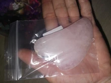 Masajeador de piedra Natural de cuarzo rosa, masajeador para terapia Facial y cuello, masajeador para tratamiento de salud, cuello cuerpo, gua sha