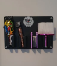 Soporte para cuchillas eléctricas para el cabello para estación de barbería, accesorio resistente al calor para afeitadora y máquina para cortar pelo