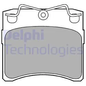 Колодки дисковыеп.\ VW T4 1.8i-2.5TDi 90-98 диск 15" DELPHI LP78