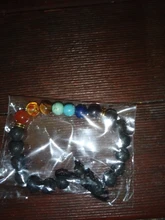 7 Chakra encantos pulseras piedra de Lava para hombres y mujeres aceites esenciales difusor cuentas de piedra Natural de la cadena de moda joyería hecha a mano